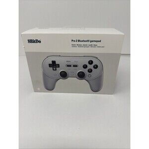 8BitDo Pro 2 Bluetooth Gamepad Controller Windows Mac Android Switch Gray 80gl